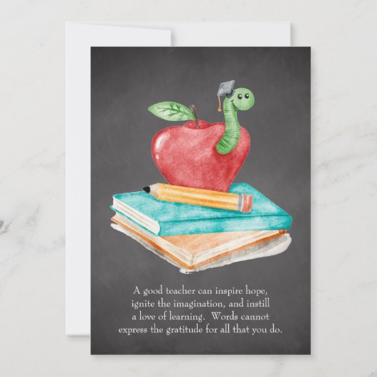 Leerlingenwaardering | Uitnodiging op de dag van d (Achterkant)