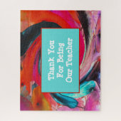 Leerlingenwaardering Vivid Swirled-kleurstof Bedan Legpuzzel (Verticaal)