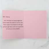 Leerlingenwaardering vlak Dank je kaart (Binnen)