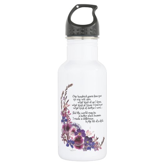 Leerlingenwaardering Waterfles (Voorkant)