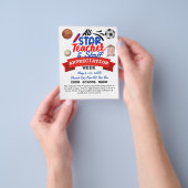 Leerlingenwaardering week Alle Star PTO-reisroute Flyer (Hand)