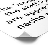 Leerlingenwaardering week Alle Star PTO-reisroute Poster (Hoek)