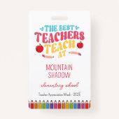 Leerlingenwaardering week badge (Voorkant)