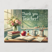 Leerlingenwaardering week briefkaart (Voorkant)