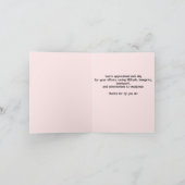 Leerlingenwaardering week feestdagen kaart (Binnen)