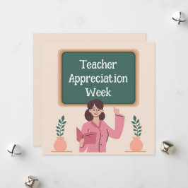 Leerlingenwaardering week feestdagenkaart