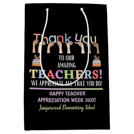 Leerlingenwaardering week medium cadeauzakje (Voorkant)