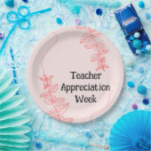 Leerlingenwaardering week papieren bordje (Feest)