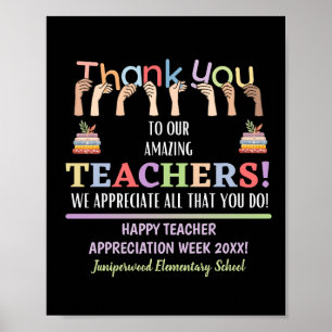 Leerlingenwaardering week poster