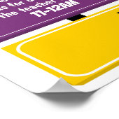 Leerlingenwaardering week reisroute poster (Hoek)