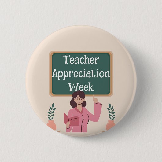 Leerlingenwaardering week ronde button 5,7 cm (Voorkant)