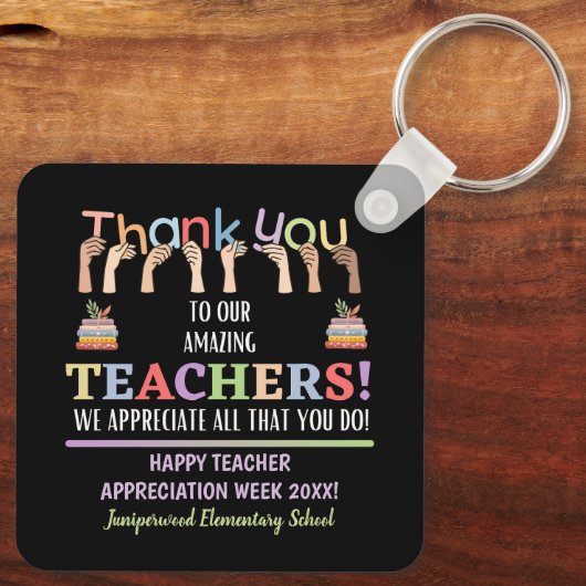 Leerlingenwaardering week sleutelhanger (Achterkant)