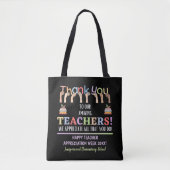 Leerlingenwaardering week tote bag (Voorkant)