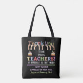 Leerlingenwaardering week tote bag (Achterkant)