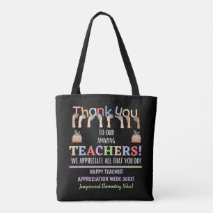 Leerlingenwaardering week tote bag