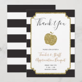 Leerlingenwaardering Week Uitnodiging School Apple (Voorkant / Achterkant)