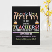 Leerlingenwaardering week | Voor een collega Kaart (Gele Bloem)