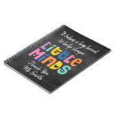Leerlingenwaardigheidsgeschenk | Chalkboardstijl Notitieboek (Linkerzijde)