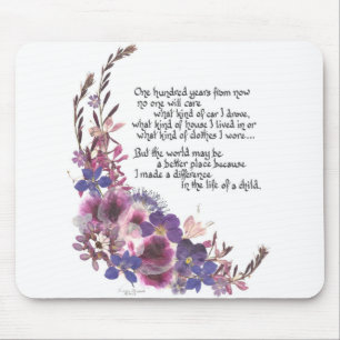 Leerlingenwaardigheidsgeschenk Muismat