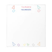 Leerlingenwaardigheidsgeschenk Notitieblok (Voorkant)