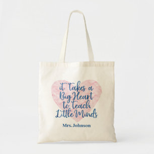Leerlingenwaardigheidsgeschenk   Roze en blauwe Wa Tote Bag