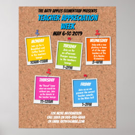 Leerlingenwaardigheidsweek reisinformatiebord poster