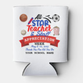 Leerlingenweek Alle Star School Name Blikjeskoeler (Voorkant)