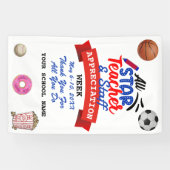 Leerlingenweek Alle Star School Name Spandoek (Horizontaal)