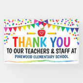 Leerlingenweek bedankt banner (Horizontaal)