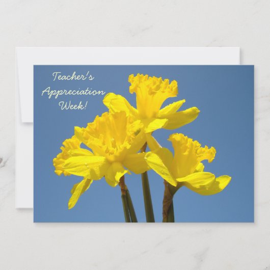 Leerlingenweek! Speciale uitnodigingen (Voorkant)