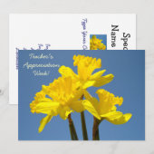 Leerlingenweek! Speciale uitnodigingen (Voorkant / Achterkant)