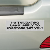 Leerlingenwetten, iedereen behalve jij? bumpersticker (Op auto)