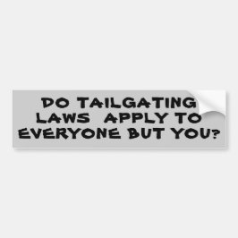 Leerlingenwetten, iedereen behalve jij? bumpersticker