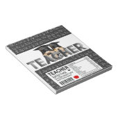 Leerlingenwisser Snoep Bar Wrapper Favors Notitieblok (Schuin)