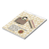 Leerlingenwisser Snoep Bar Wrapper Gift Notitieblok (Linkerzijde)