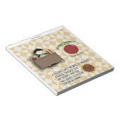 Leerlingenwisser Snoep Bar Wrapper Gift Notitieblok (Schuin)