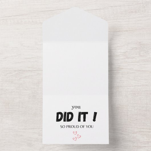 Leerlingplaats Gefeliciteerd Kaart – Ja dat heb je (Binnen)