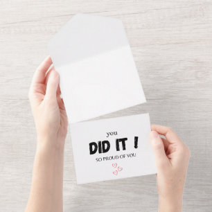 Leerlingplaats Gefeliciteerd Kaart – Ja dat heb je