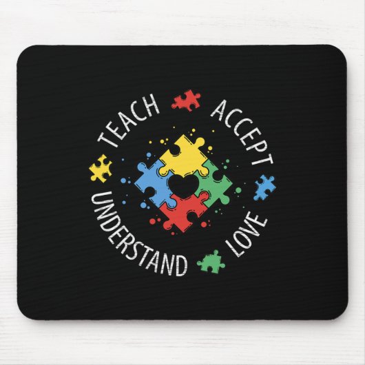 Leerlingschap Autism Awareness Accepteren L Muismat (Voorkant)
