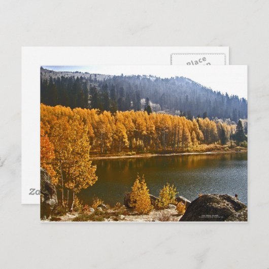 Leermeer in de Herfst / winterlandschap Briefkaart (Voorkant / Achterkant)