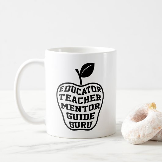 Leermeester Guru Koffiemok (Met donut)