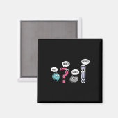 Leermiddelen Engelse leraar geschenk Wacht Wat Sto Magneet (Voorkant / Achterkant)
