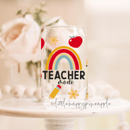 Leermodus Blikvorm Glas