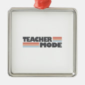 Leermodus Metalen Ornament (Voorkant)