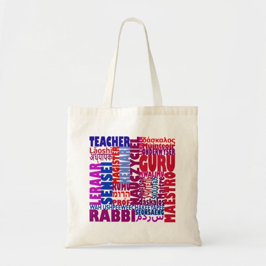 Leernamen Tote Bag (Voorkant)