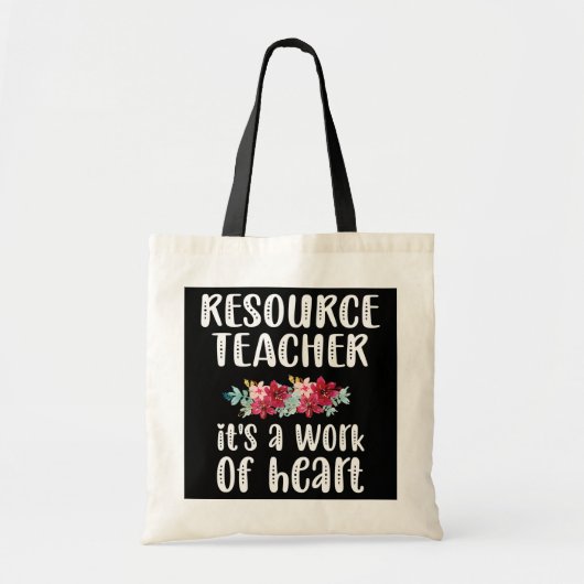 Leeronderricht in Cute Resource Teacher Resource Tote Bag (Voorkant)