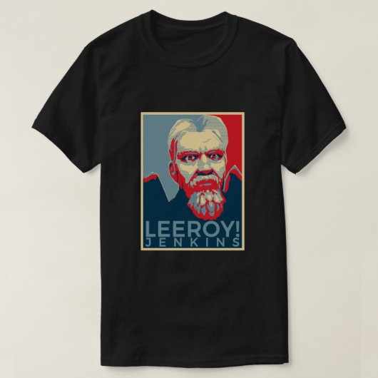 Leeroy Jenkins Obamized Essential T-shirt (Design voorkant)