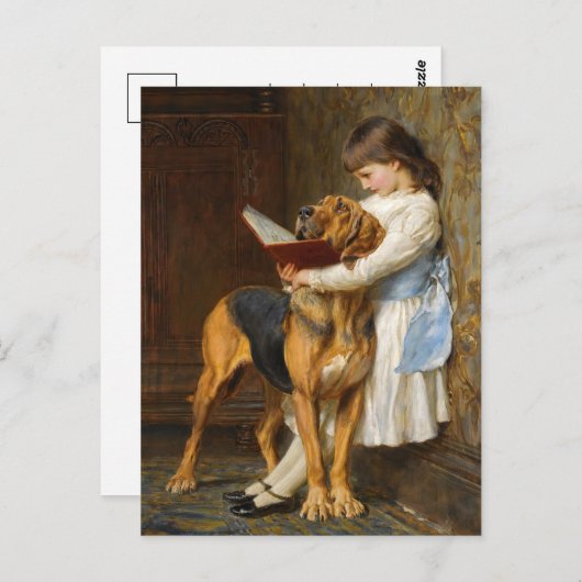 leerplicht | Briton Riviere Briefkaart (Voorkant / Achterkant)