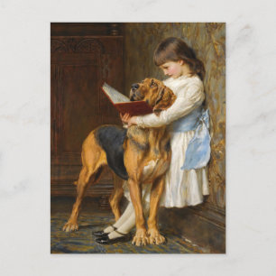 leerplicht   Briton Riviere Briefkaart