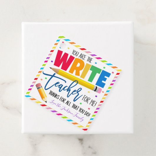 Leerpotlood CadeauLabels Bedankjes Labels (In situ)